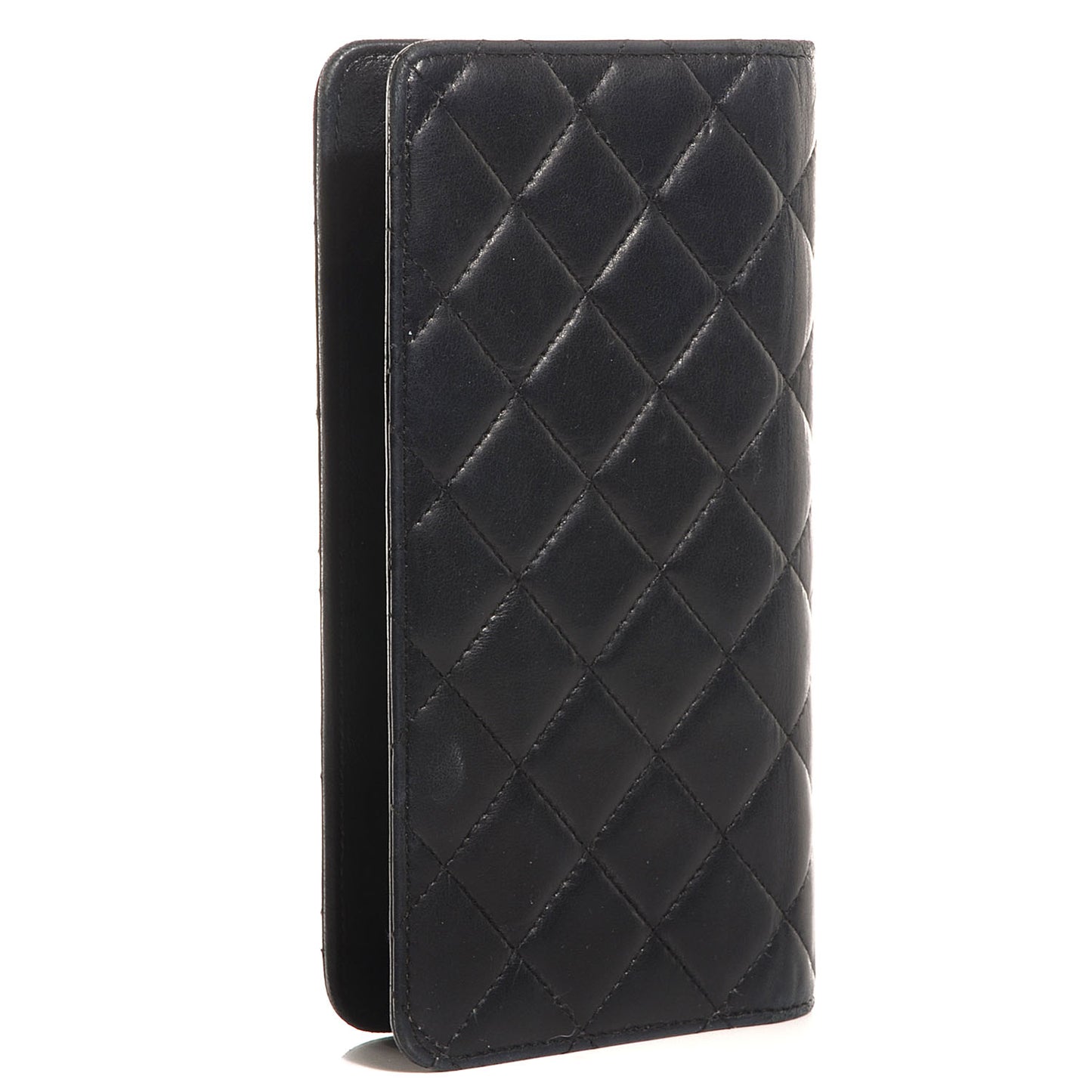 Lambskin Medium Agenda Cover Black