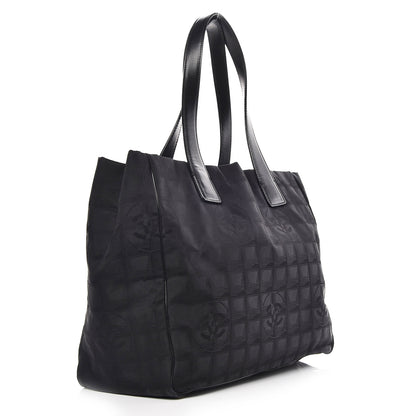Chanel Nylon Large Travel Tote Black 3 of 10