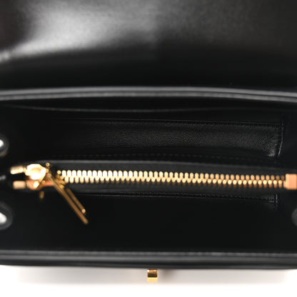 Celine Satinated Calfskin Mini 16 Top Handle Bag Black 5 of 10