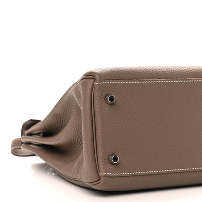 Hermes Togo Kelly Retourne 32 Etoupe 14 of 15