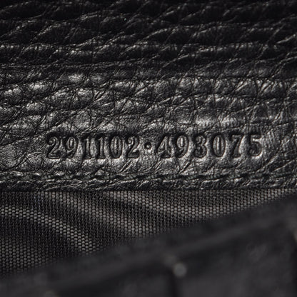 Gucci Calfskin Soho Zip Around Wallet Black 8 of 13
