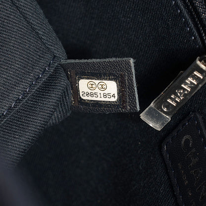 Chanel Canvas Deauville Small Tote Dark Blue 8 of 8