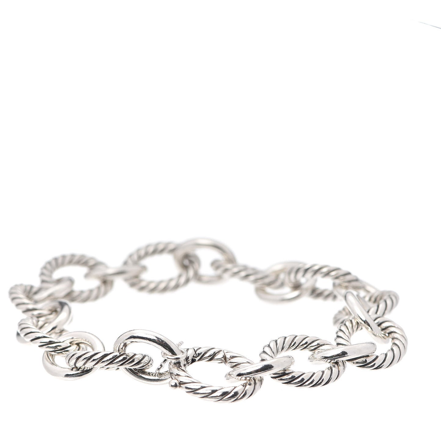 Sterling Silver 12mm Large Oval Link Bracelet