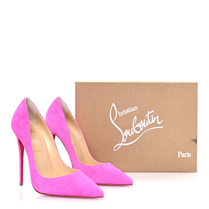 Christian Louboutin Veau Velours So Kate 120 Pumps 38.5 Diva 7 of 7