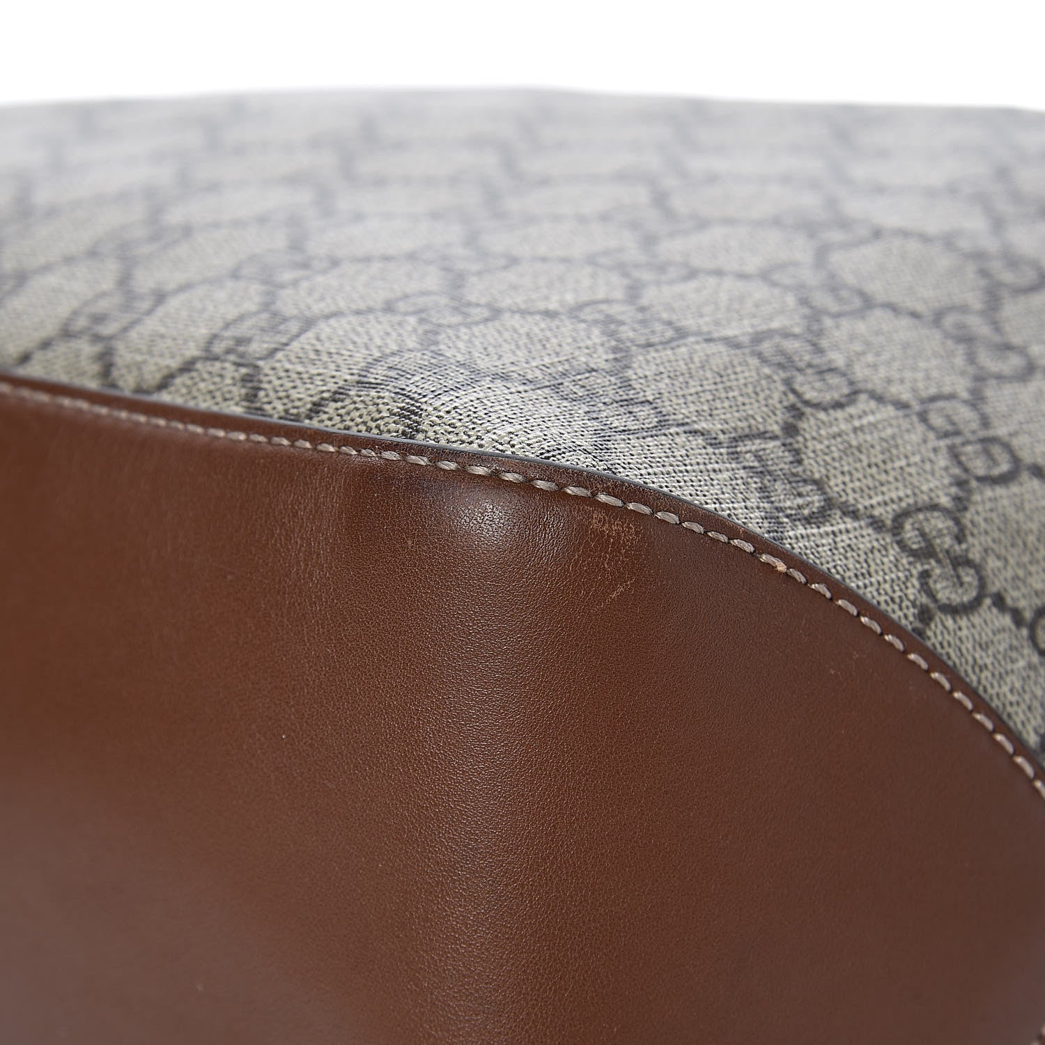 Gucci GG Supreme Monogram Large Linea A Hobo Light Brown 13 of 16