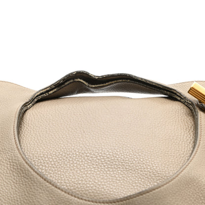 Tom Ford Ramskin Small Alix Padlock Zip Shoulder Bag Beige 13 of 13