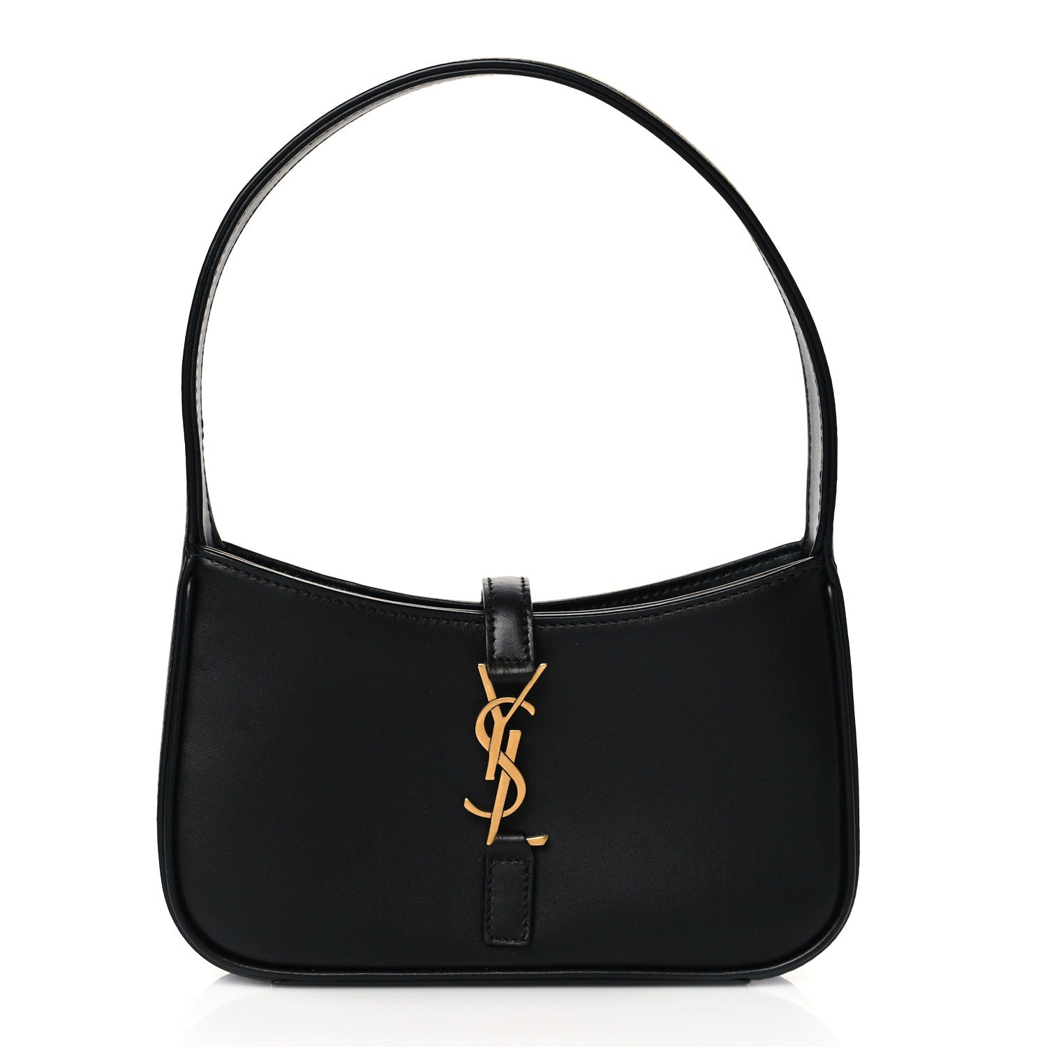 Saint Laurent Smooth Calfskin Le 5 A 7 Mini Hobo Black 1 of 10