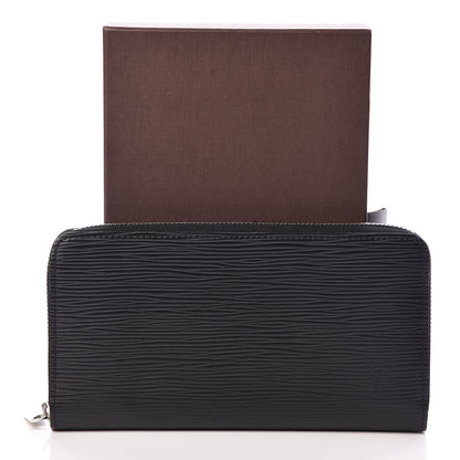 Louis Vuitton Epi Zippy Wallet Black 7 of 7