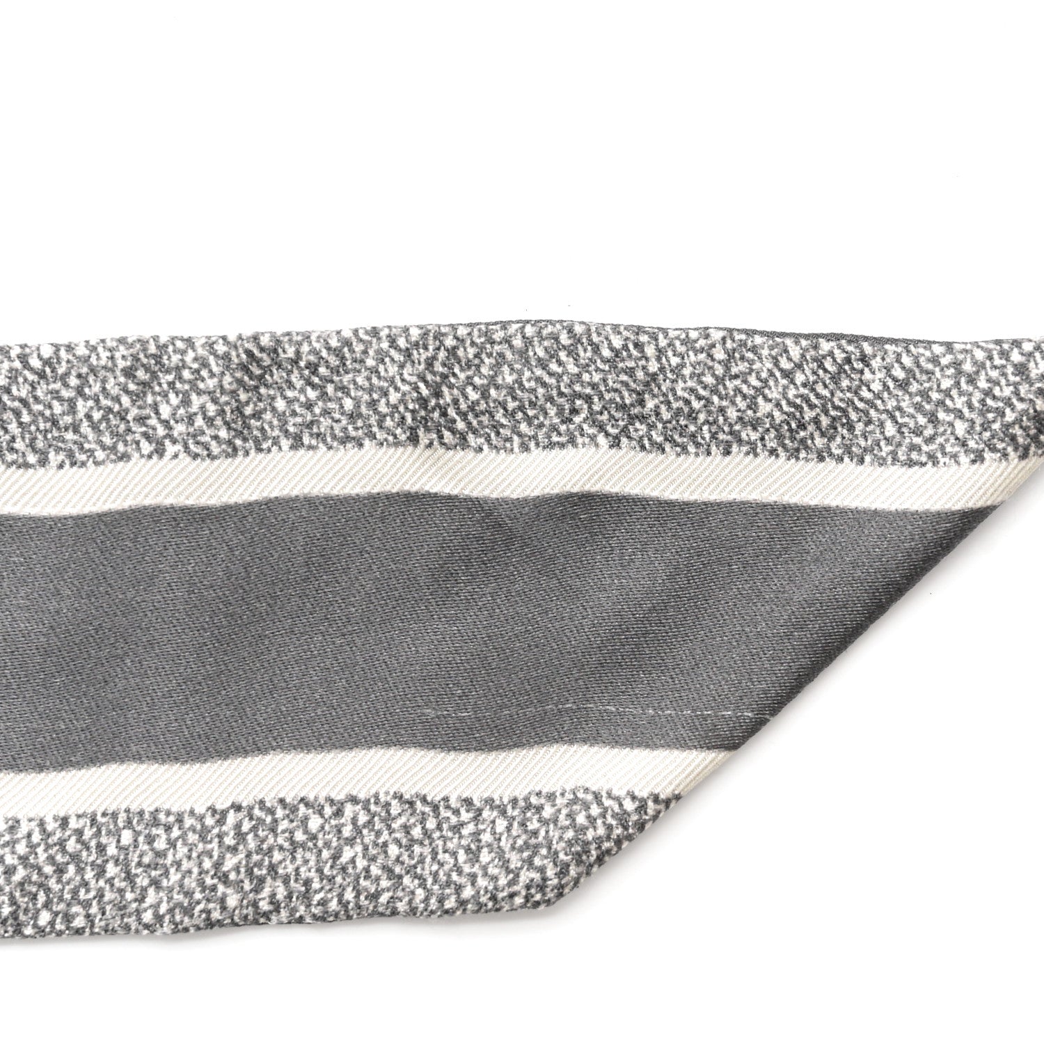 Christian Dior Silk Oblique Mitzah Scarf Grey 5 of 6