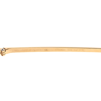 Cartier Santos CT0088S Aviator Sunglasses Gold 6 of 7