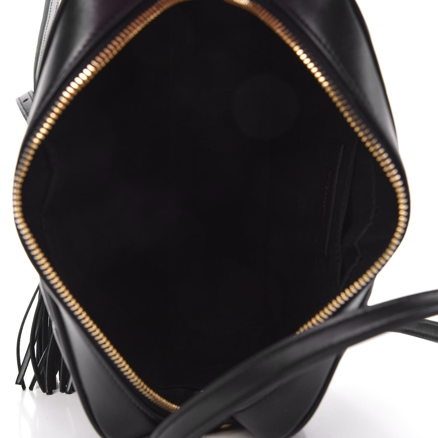 Saint Laurent Calfskin Matelasse Monogram Lou Camera Bag Black 5 of 10