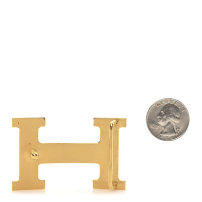 Hermes Polished 32mm H Belt Buckle Gold 2 of 4