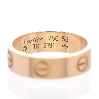 Cartier 18K Yellow Gold 5.5mm LOVE Ring 56 7.5 4 of 4