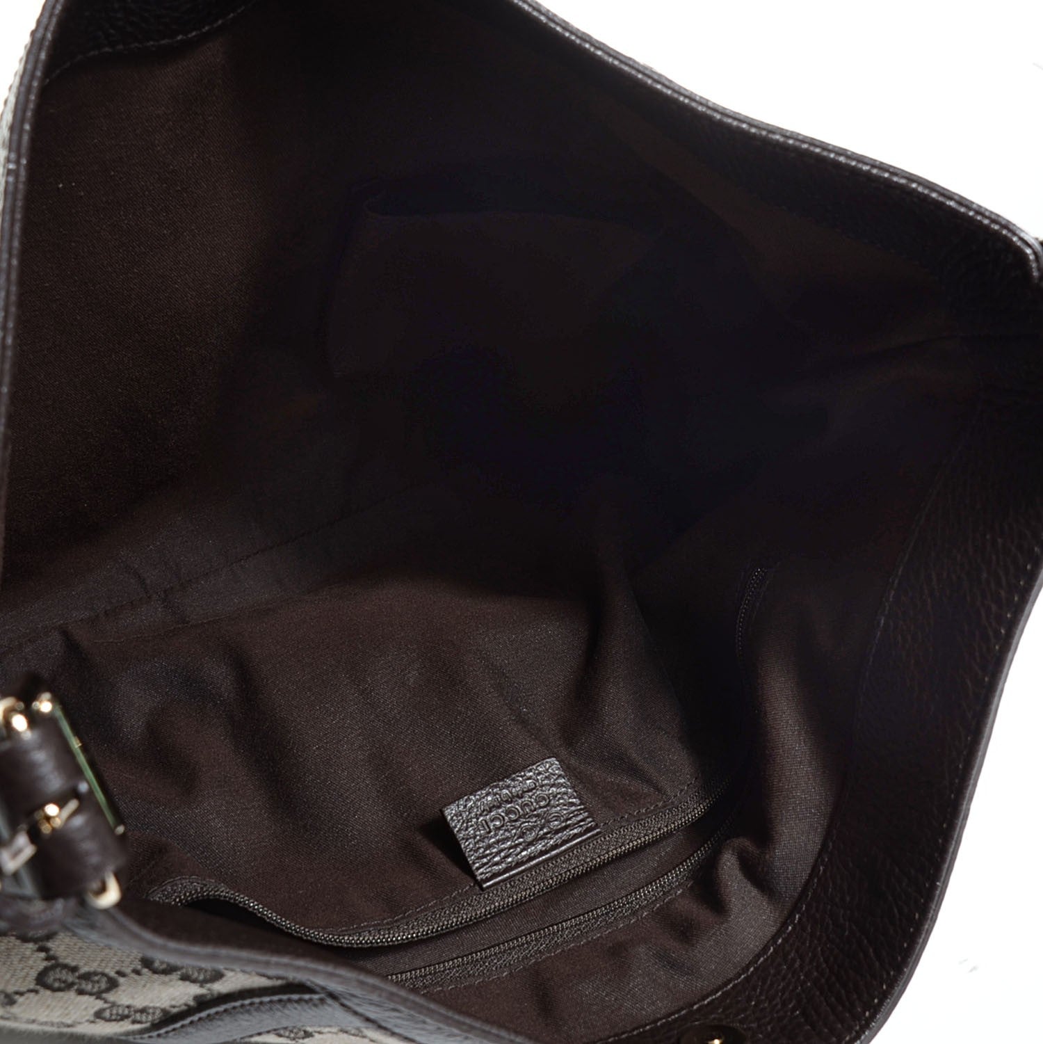 Gucci Monogram Hobo Dark Brown 5 of 9