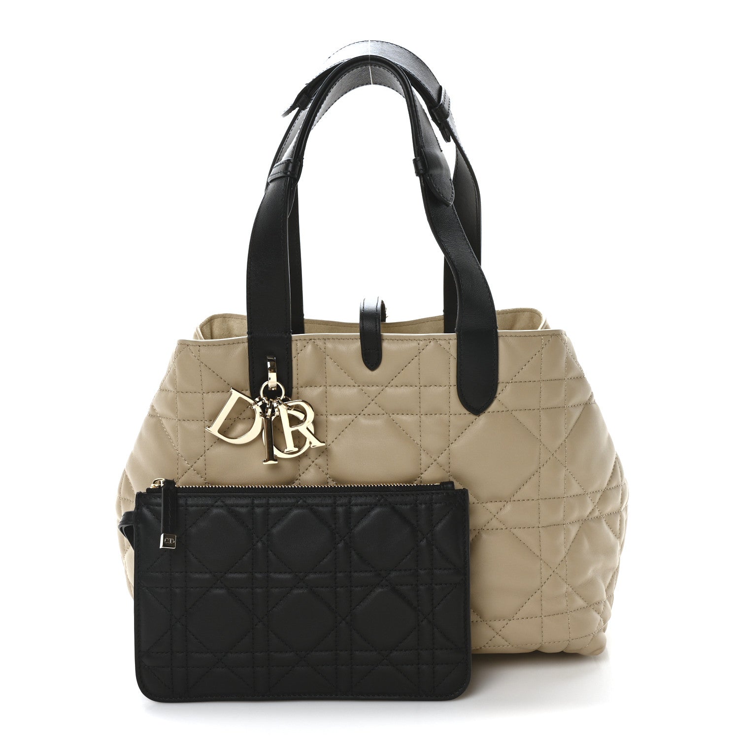 Christian Dior Calfskin Macrocannage Medium Toujours Tan Black 3 of 11