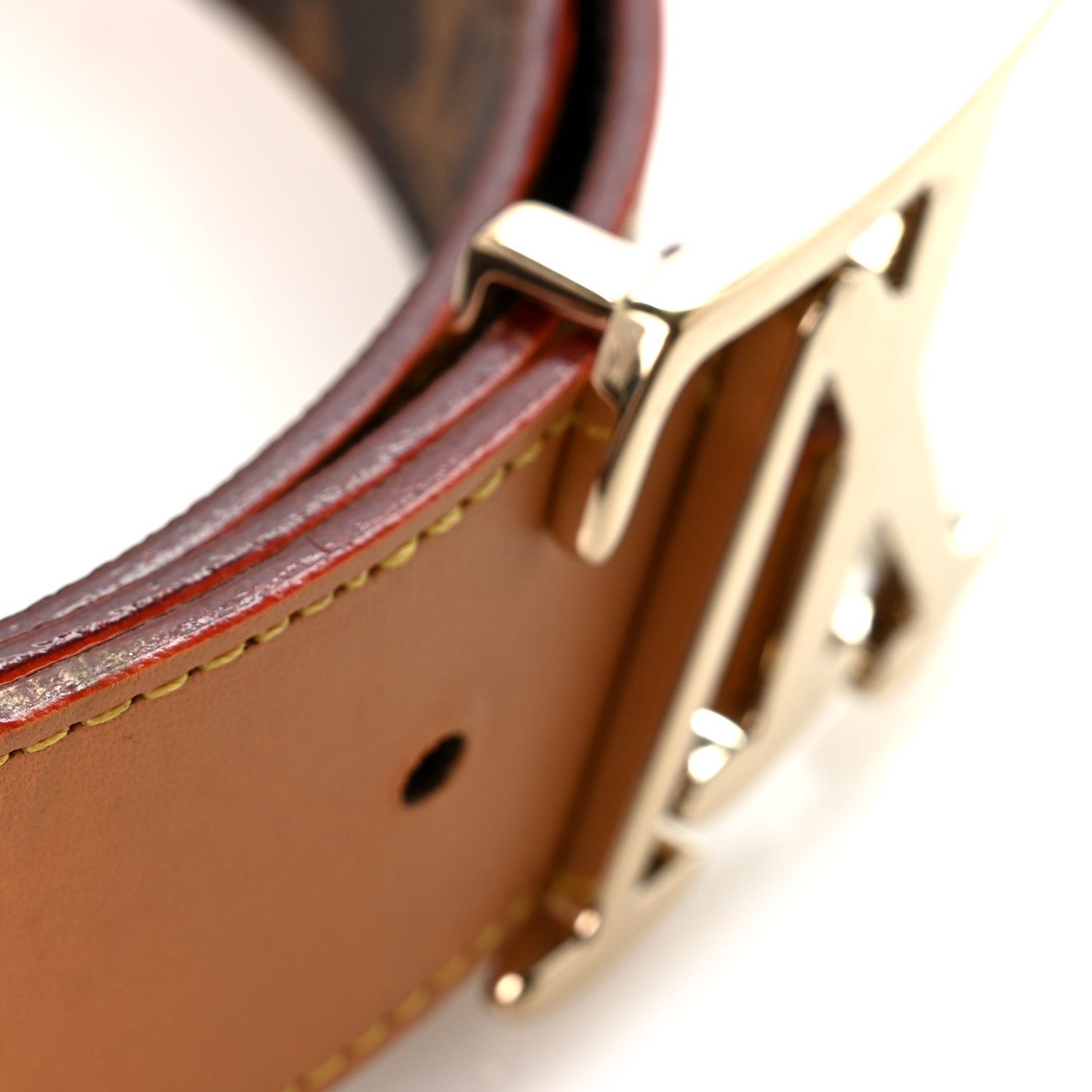 Louis Vuitton Monogram Craggy 40mm LV Tag Reversible Belt 100 40 Chocolate 9 of 10