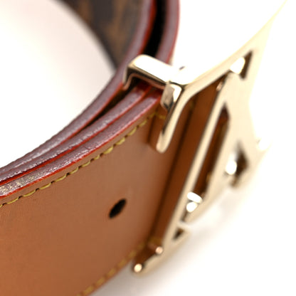 Louis Vuitton Monogram Craggy 40mm LV Tag Reversible Belt 100 40 Chocolate 9 of 10