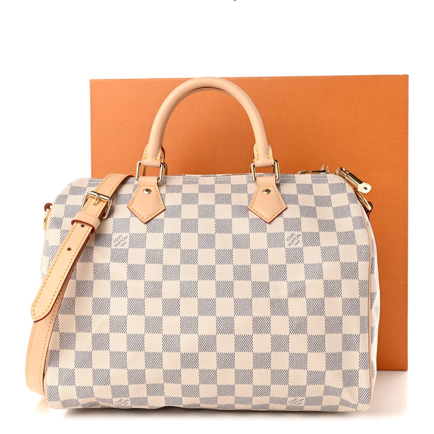 Damier Azur Speedy Bandouliere 30