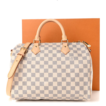Louis Vuitton Damier Azur Speedy Bandouliere 30 9 of 9