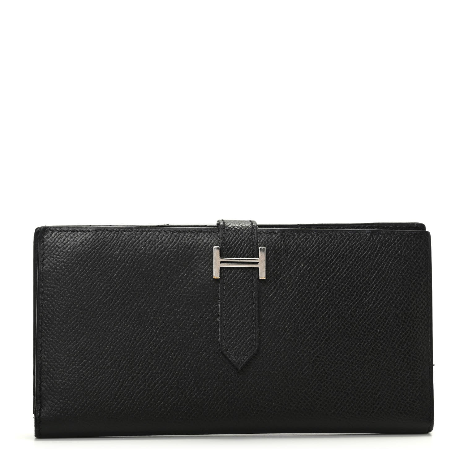Hermes Epsom Bearn Gusset Wallet Black 1 of 6