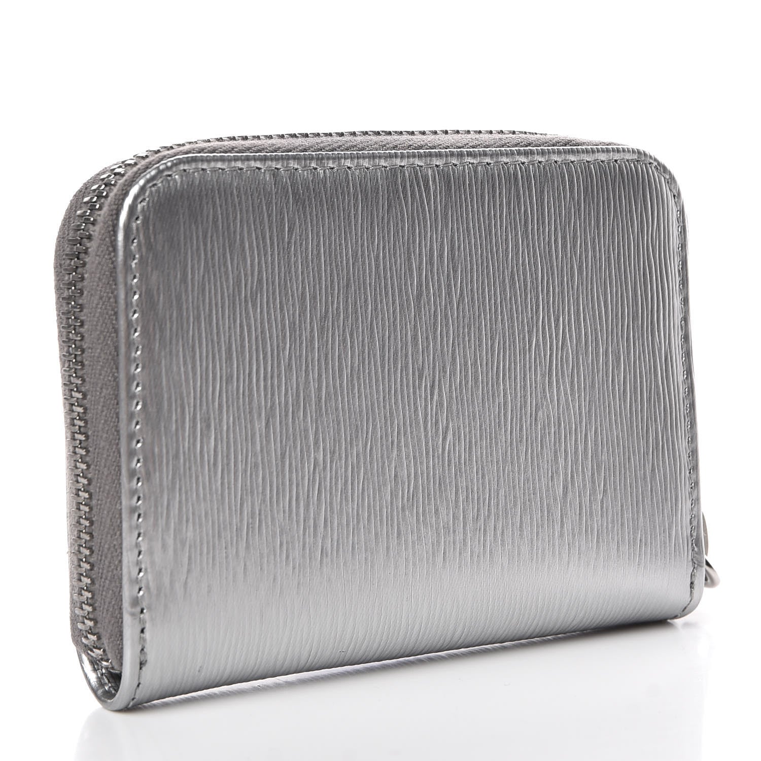 Prada Vitello Move Metal Coin Purse Cromo 3 of 8