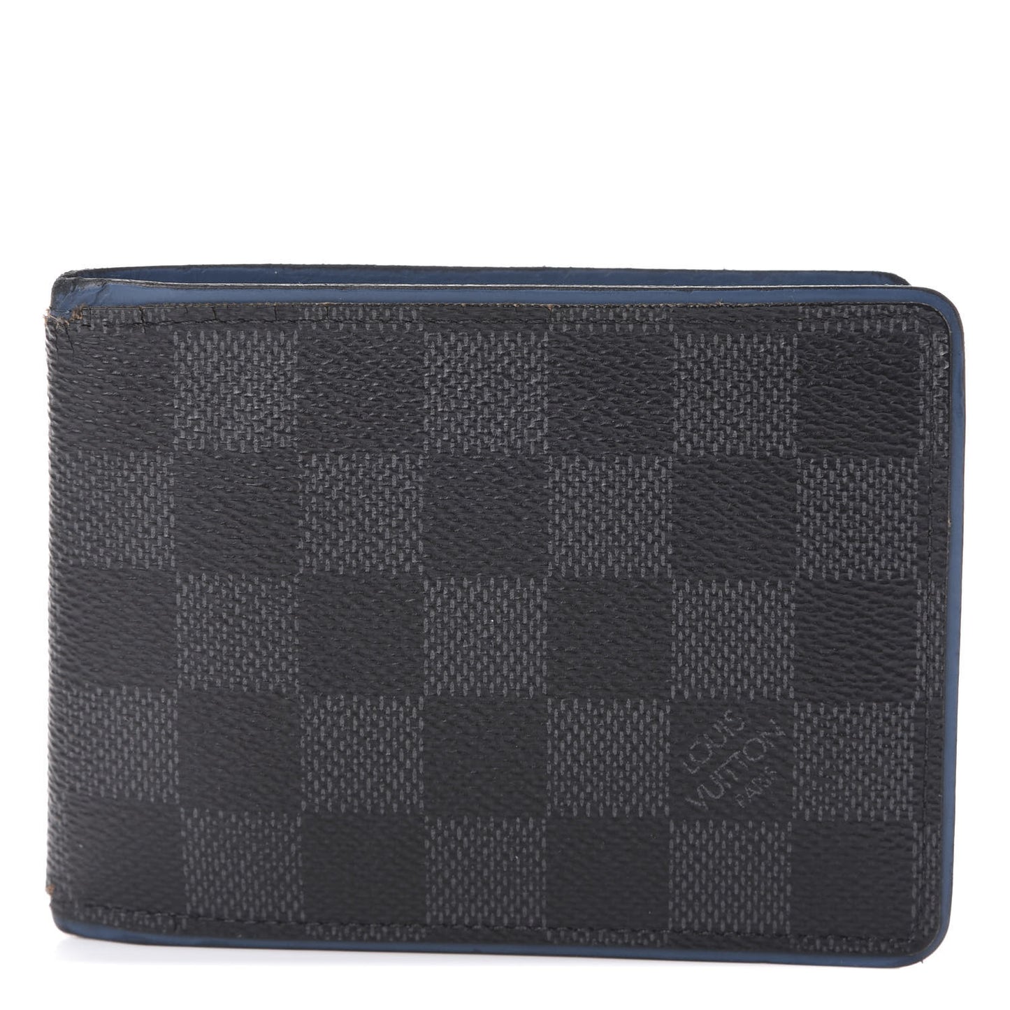 Damier Graphite Multiple Wallet Blue