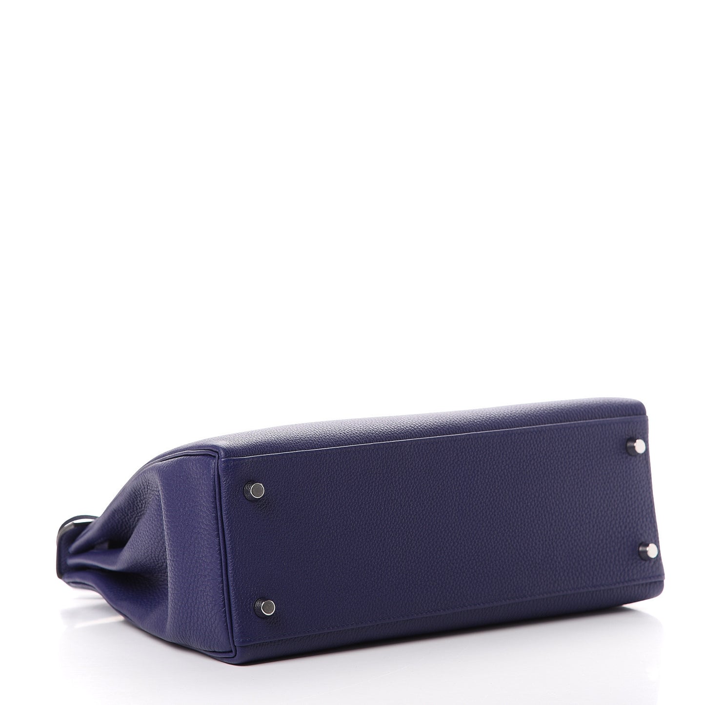 Togo Matte Alligator Kelly Retourne Touch 32 Bleu Encre