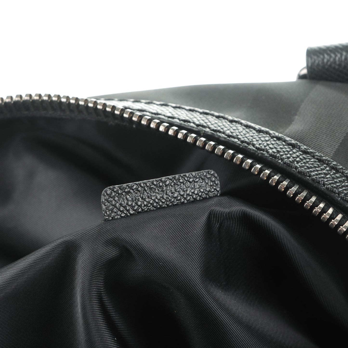 Nylon Smoked Check Holdall 52 Black