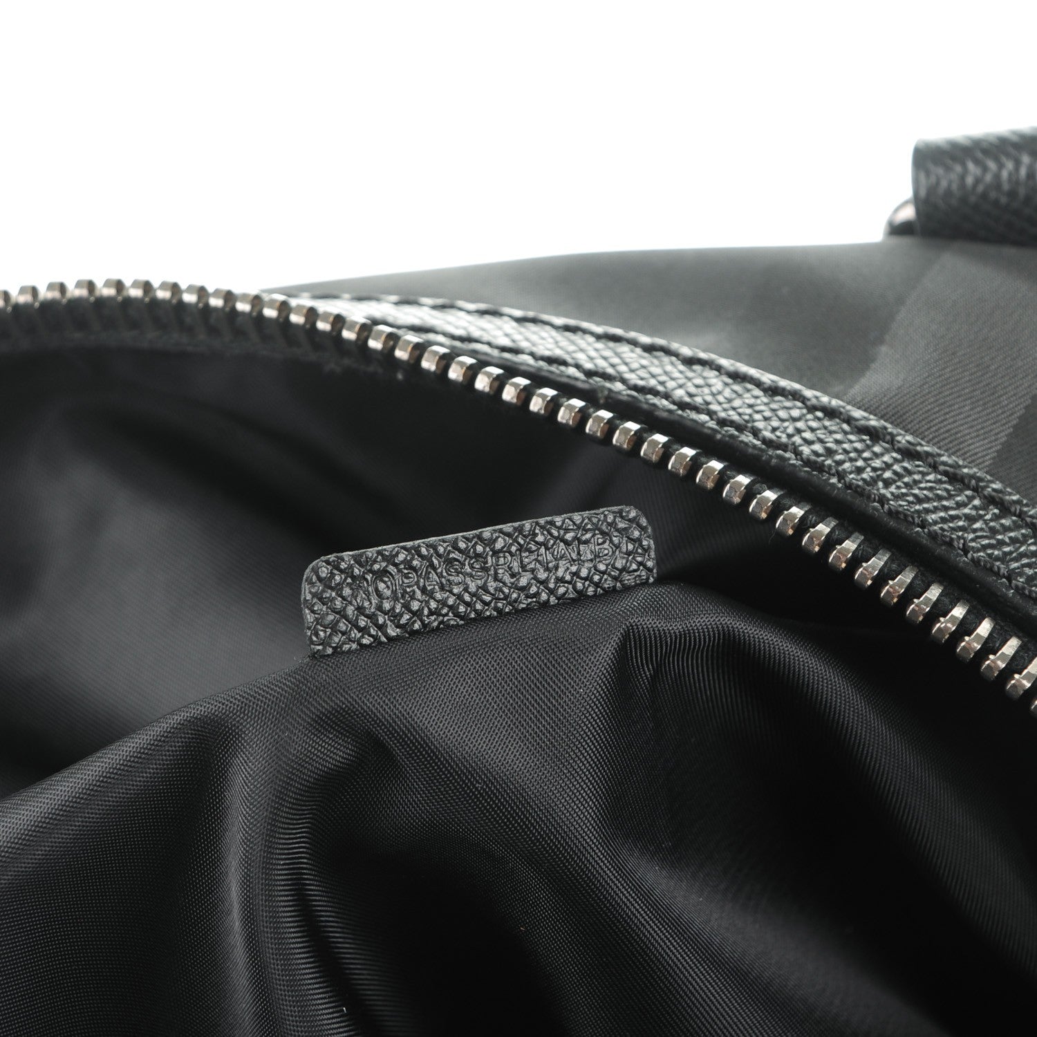 Burberry Nylon Smoked Check Holdall 52 Black 8 of 8