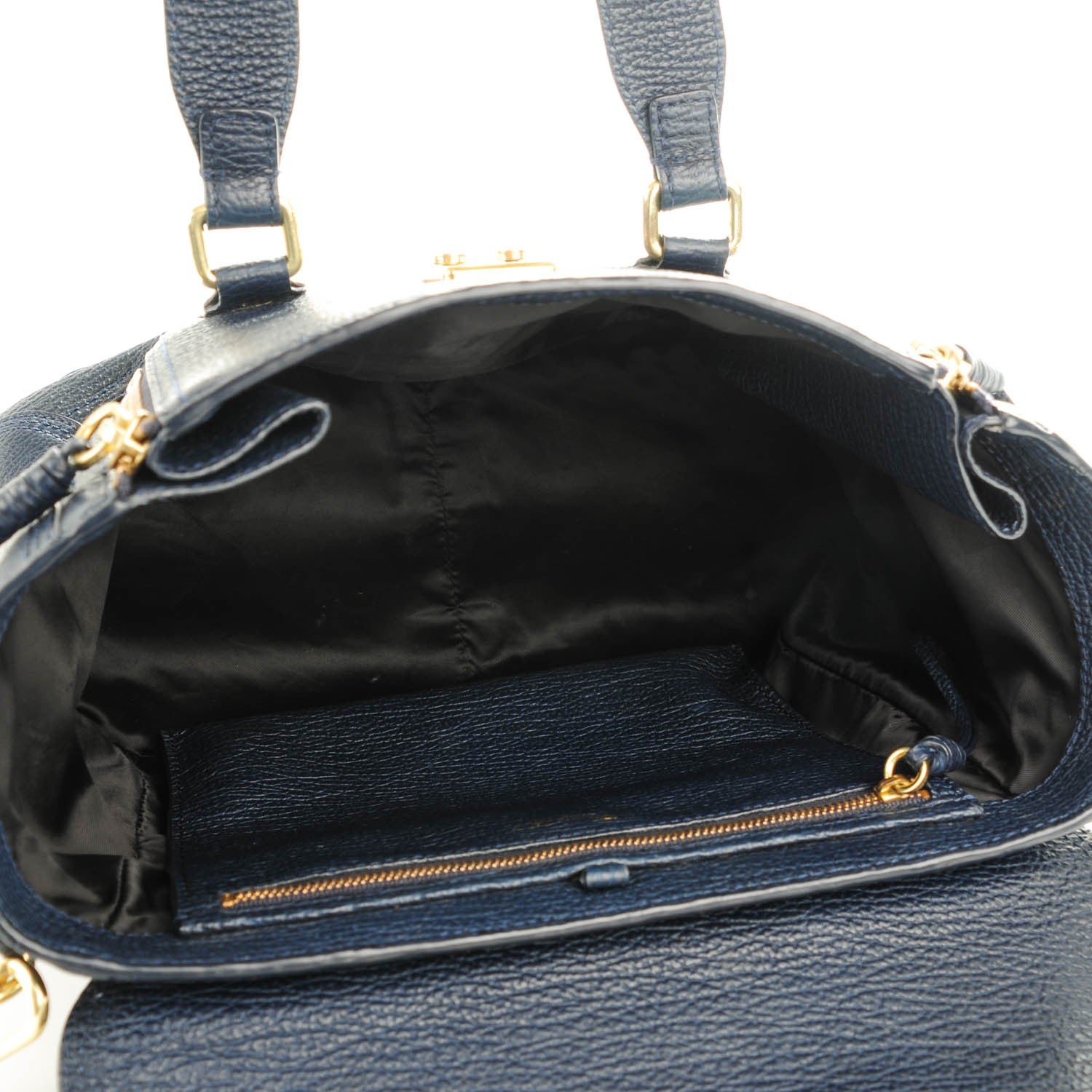 3.1 Phillip Lim 3.1 Textured Calfskin Medium Pashli Satchel Ink 5 of 7