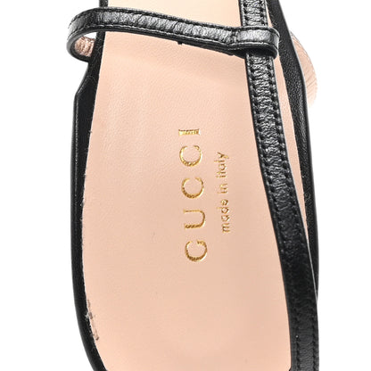 Gucci Malaga Kid Victoria Strappy Horsebit Sandals 41 Black 8 of 9