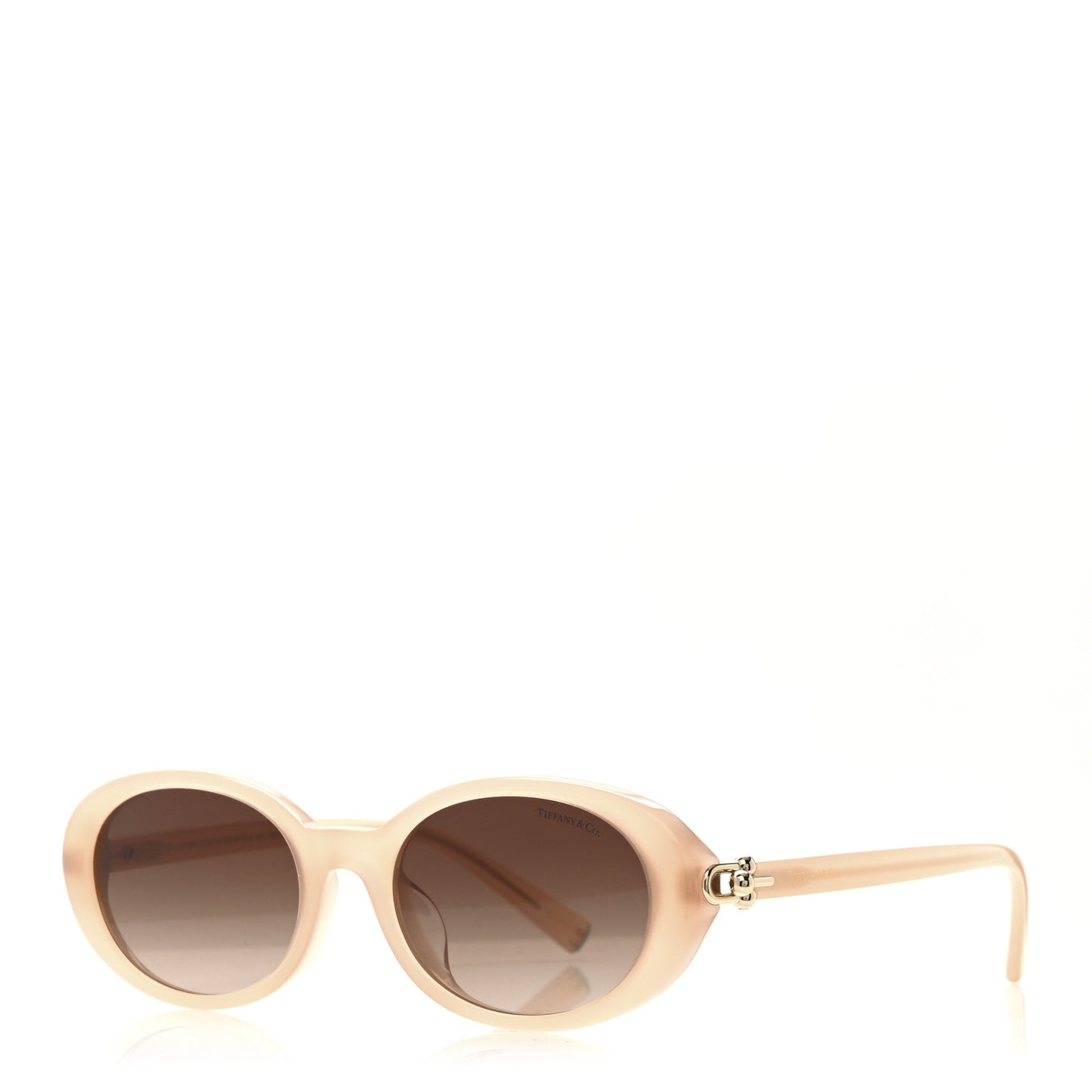 Acetate HardWear Oval Sunglasses TF4242D Opal Nude Pink