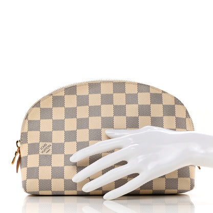 Louis Vuitton Damier Azur Cosmetic Pouch GM 2 of 8