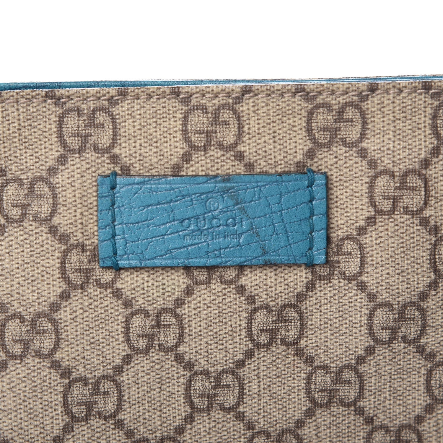 Gucci GG Plus Monogram Small Vertical Tote Turquoise 6 of 26