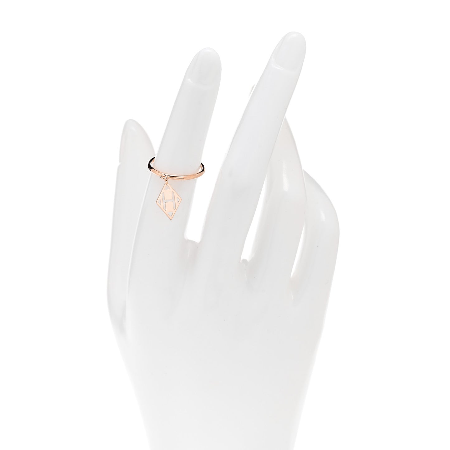 18K Rose Gold Gambade H Ring 49 4.75