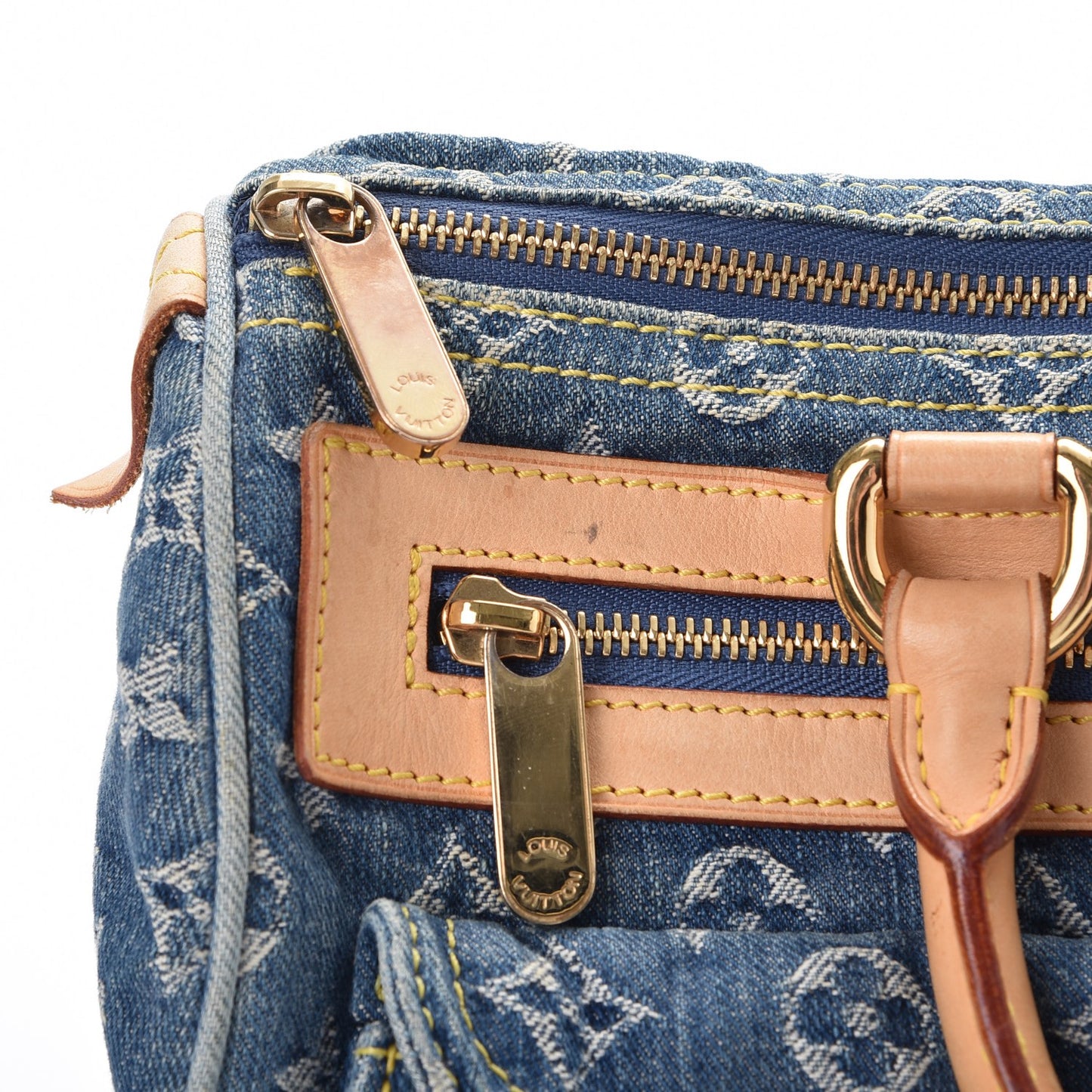 Monogram Denim Neo Speedy Blue