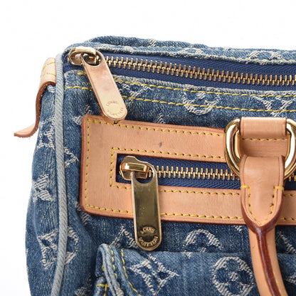 Louis Vuitton Monogram Denim Neo Speedy Blue 12 of 19