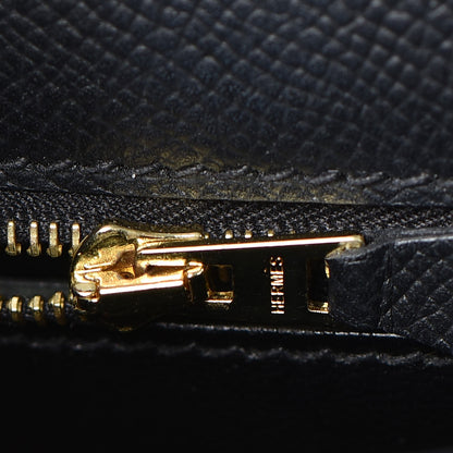 Hermes Epsom Kelly Sellier 28 Black 15 of 37