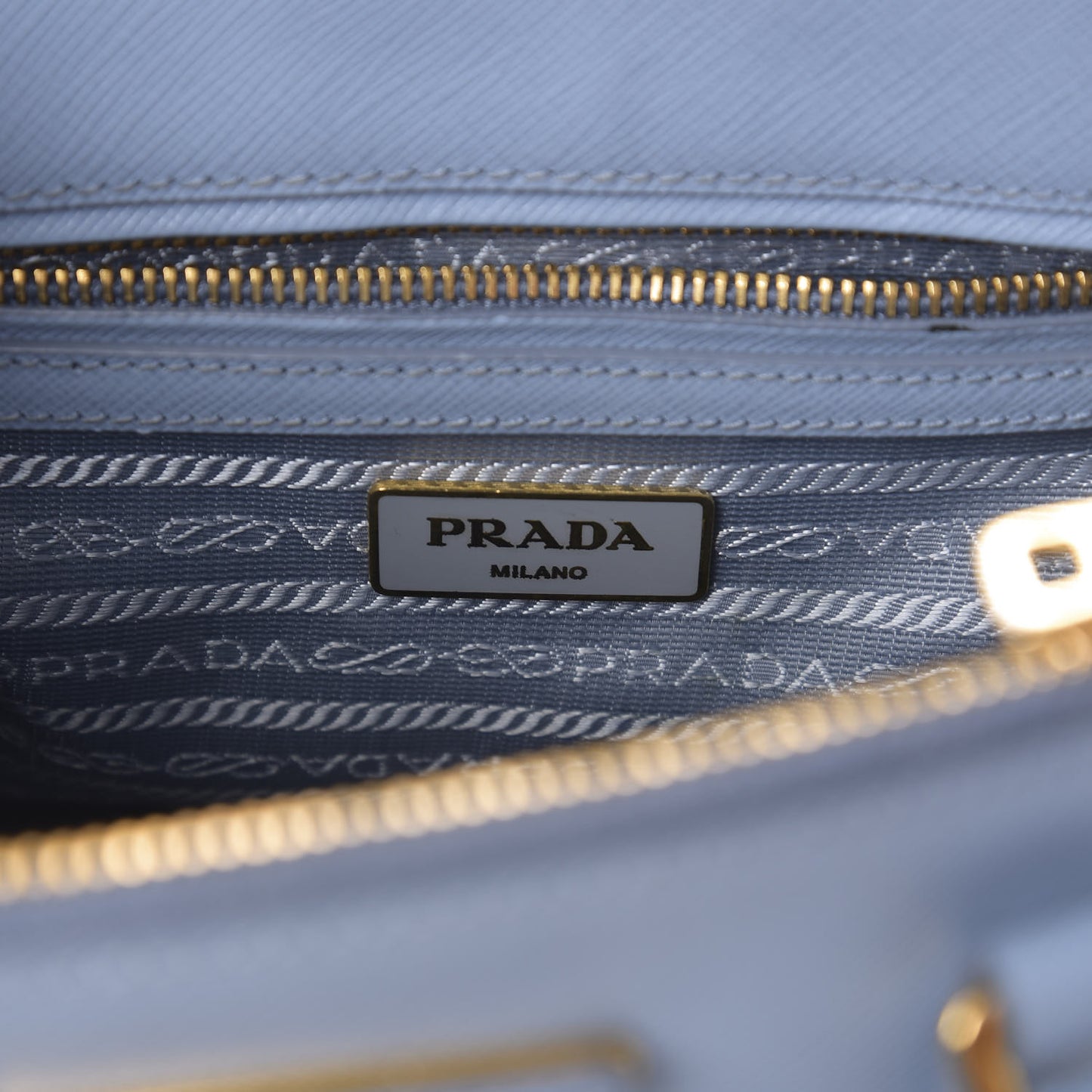 Saffiano Mini Galleria Double Zip Tote Astrale