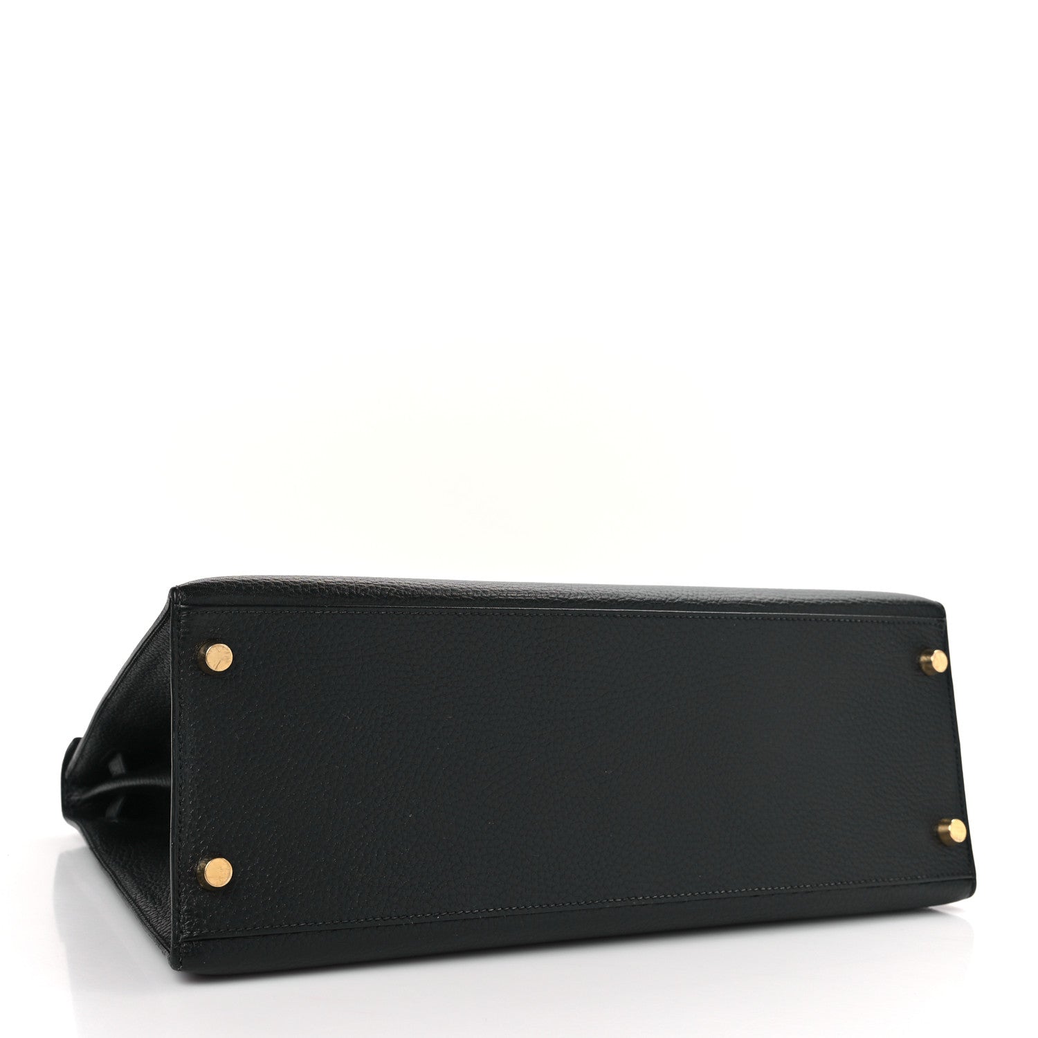 Hermes Vache Liegee Kelly Sellier 35 Black 4 of 12