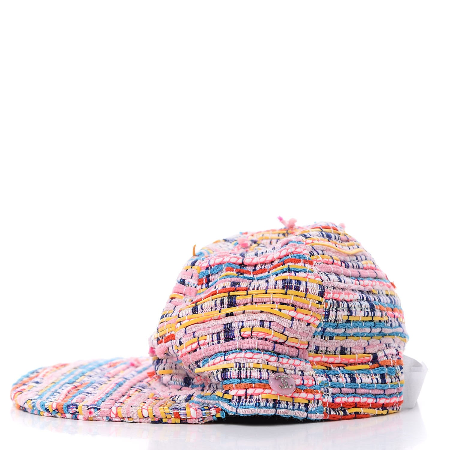 Chanel Tweed Cap Hat Multicolor 3 of 9