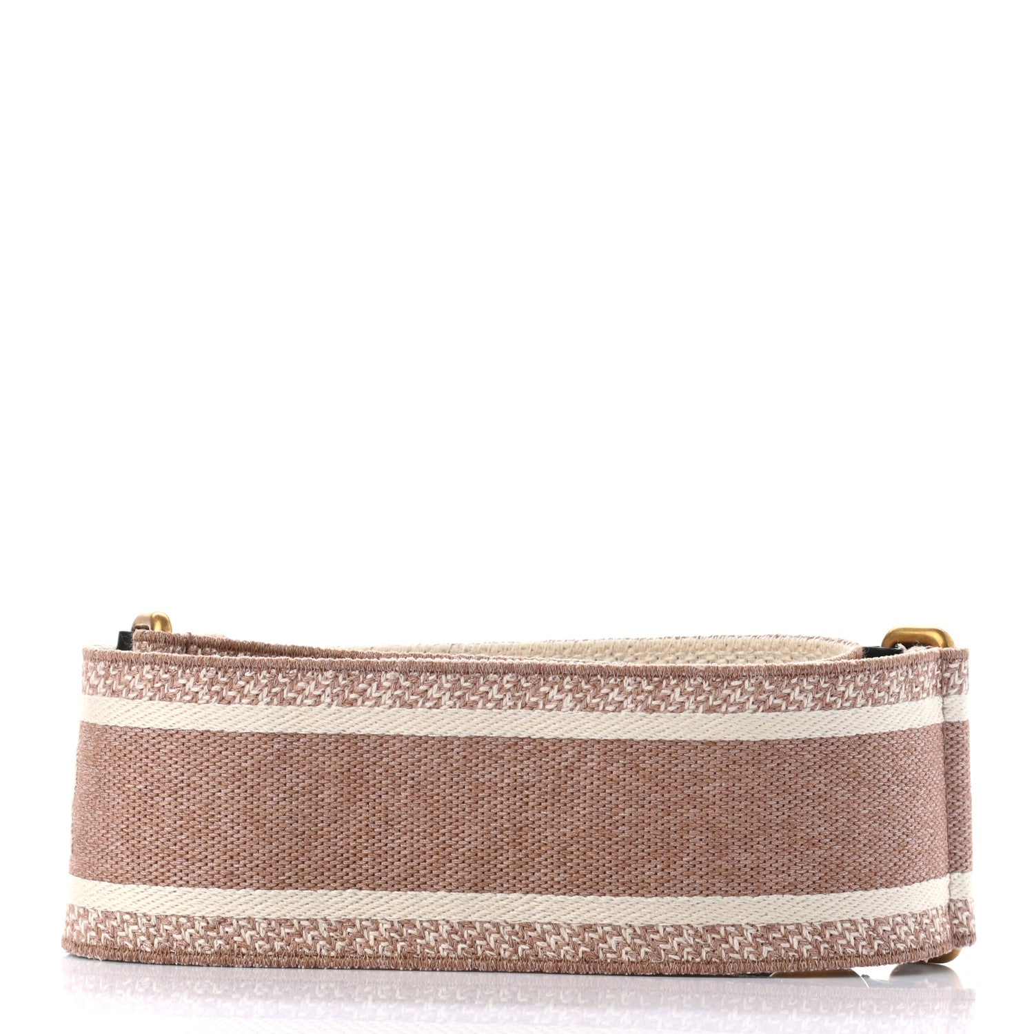 Christian Dior Canvas Embroidered Shoulder Strap Rose Des Vents 2 of 5