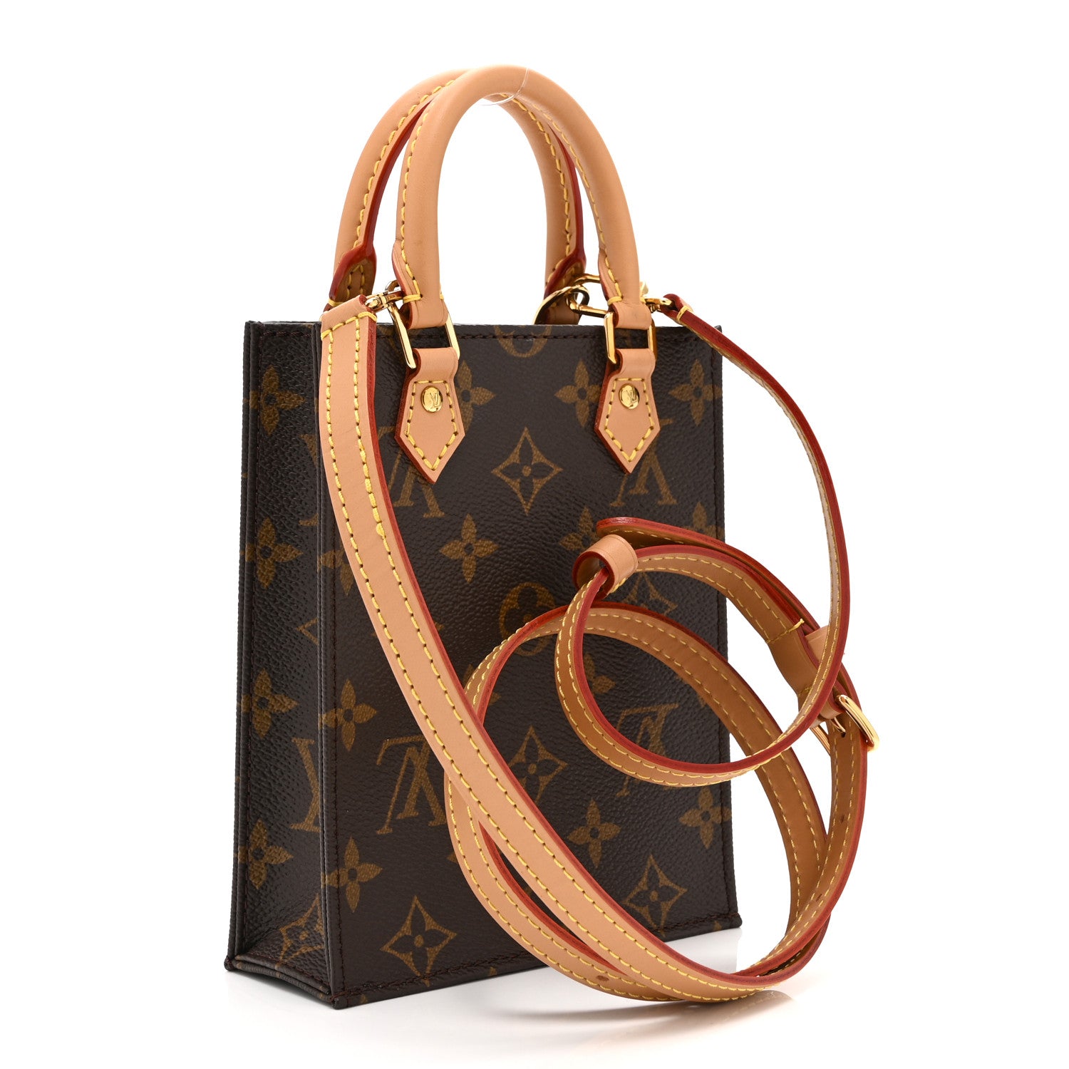 Louis Vuitton Monogram Petit Sac Plat 3 of 9