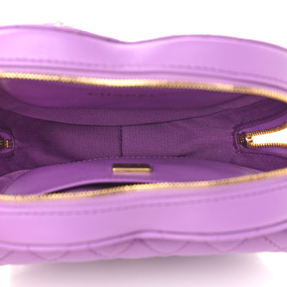 Chanel Lambskin Quilted CC In Love Heart Bag Purple 7 of 11