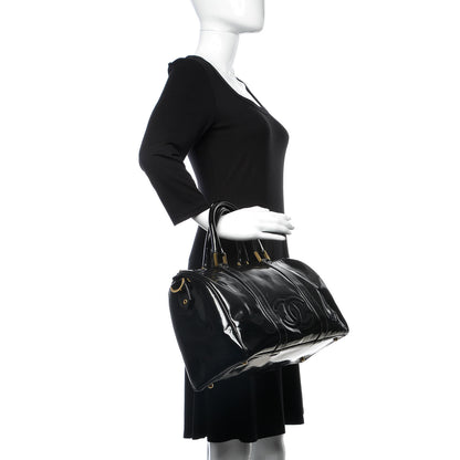 Chanel Patent Timeless CC Duffel Bag Black 2 of 11