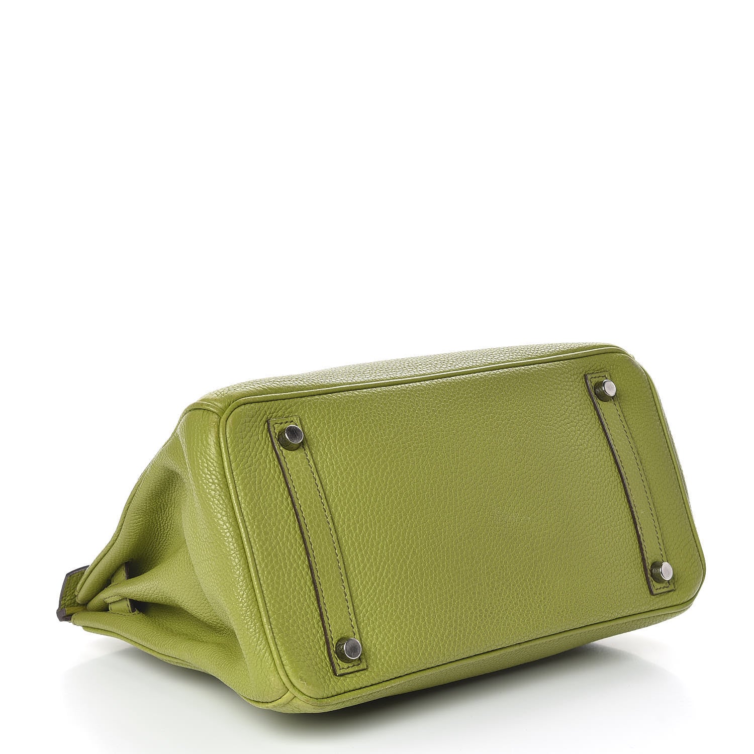 Hermes Togo Birkin 30 Vert Anis 5 of 44