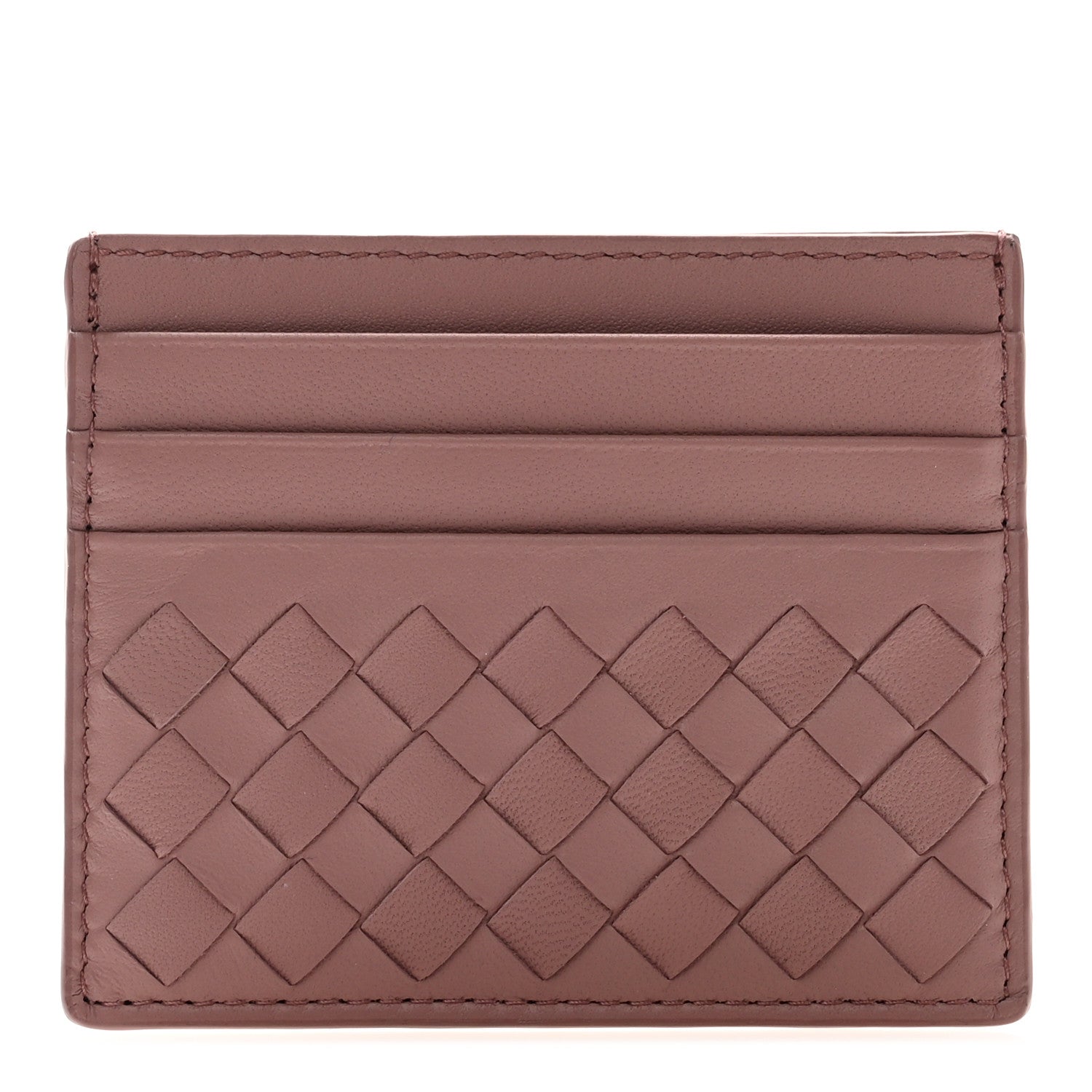 Bottega Veneta Nappa Intrecciato Card Holder Deco Rose 1 of 8
