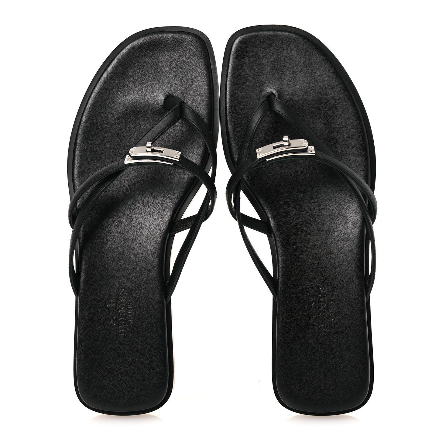 Calfskin Miss Sandals 37 Black