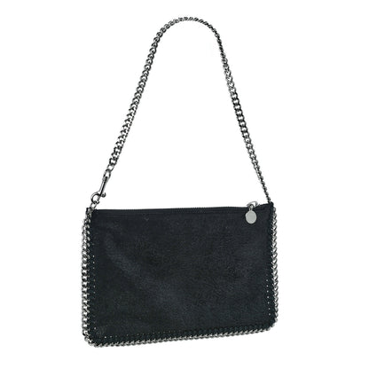Stella McCartney Shaggy Deer Falabella Clutch Navy 2 of 10