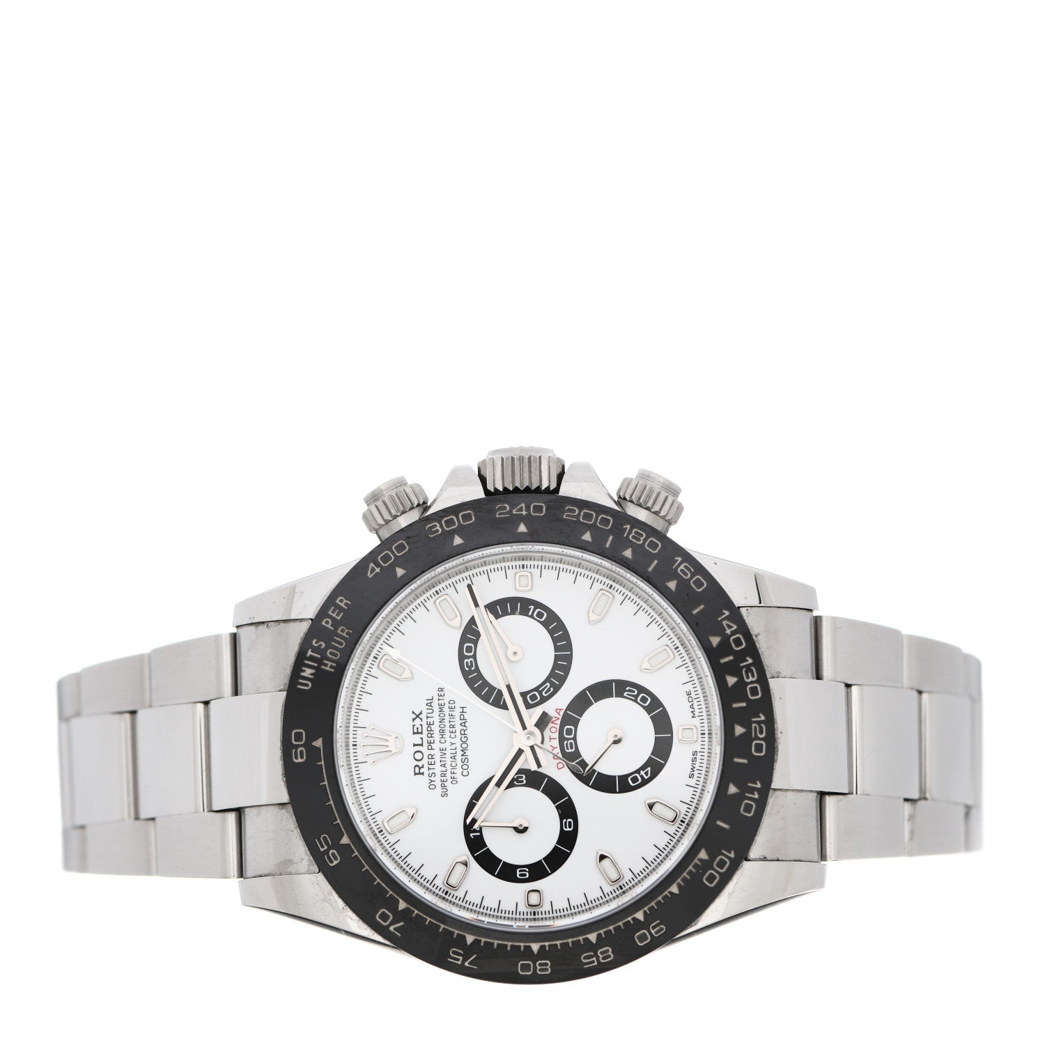 Rolex Stainless Steel 40mm Oyster Perpetual Cosmograph Daytona Panda Watch White 116500LN 2 of 5